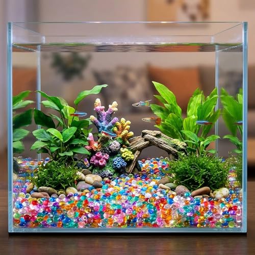 7mm Acrylic Fishbowl Slime Beads (15 Colors, 2800 Pcs) - Craft & Vase Filler