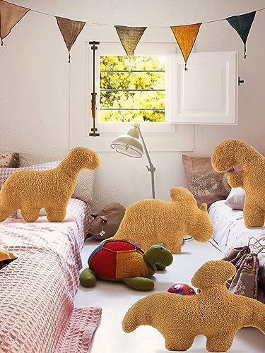 3 Pack Dino Nugget Pillow Plush - 18 Inch Soft Dinosaur Stuffed Animal Toy