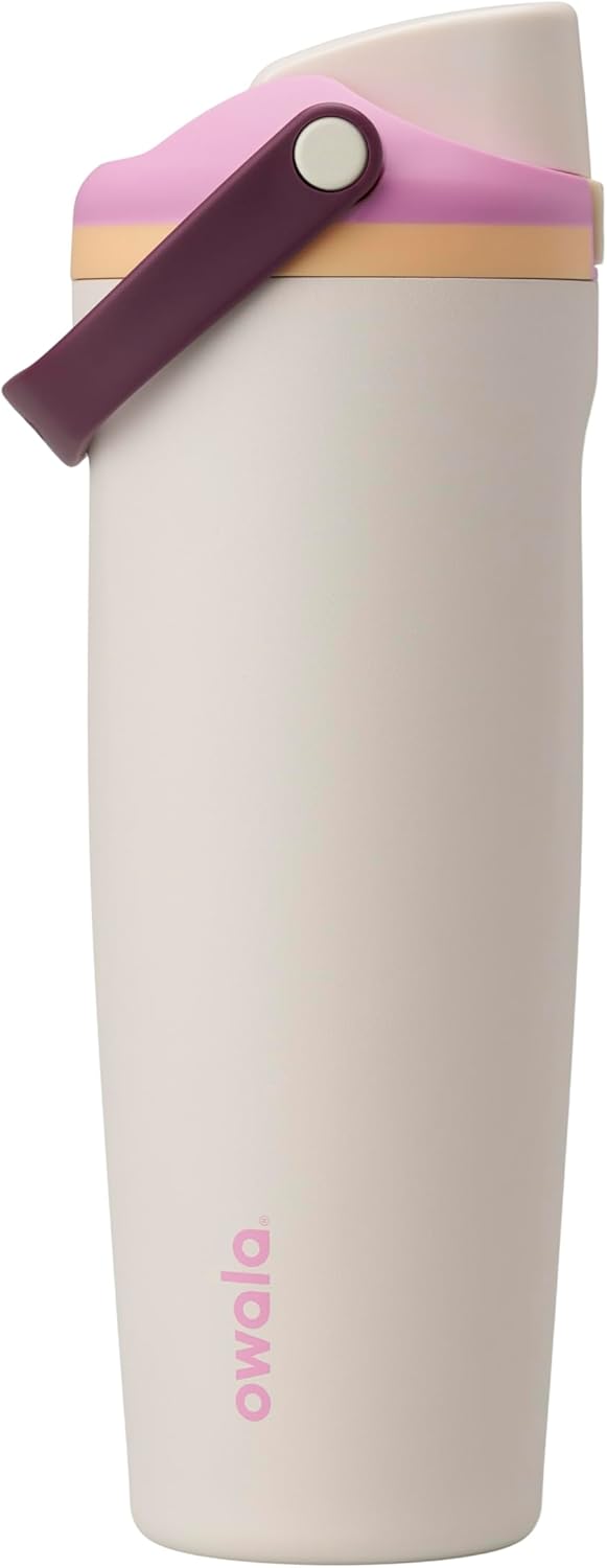 Owala FreeSip Sway Insulated Stainless Steel Water Bottle - 30oz, Two-Way Spout, BPA Free, Leak Proof | Perfect for Travel & Sports