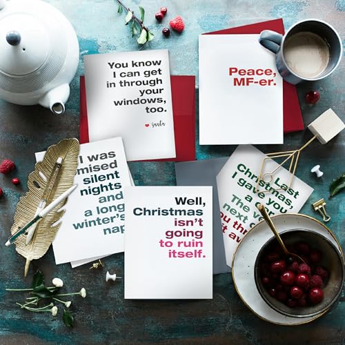 Funny Christmas Holiday Card - Last Christmas I Gave You a Card, Snarky Greeting for Family & Friends