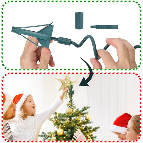 Universal Christmas Tree Topper Holder - Adjustable Stabilizer Support