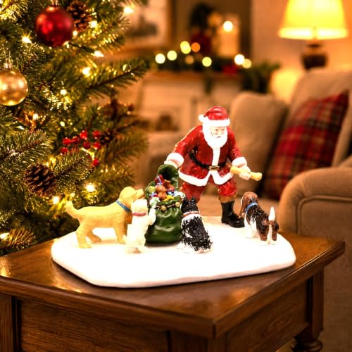 Lemax Dog Park Christmas Table Accent Decor #53744