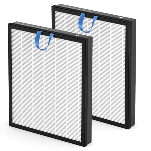 3-in-1 Replacement Air Purifier Filter 2 Pack with Activated Carbon