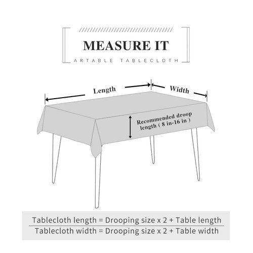 ARTABLE Rectangle Small Table Cloth Lace Macrame Vintage Tablecloth Shabby Chic Embroidered Oblong Table Cover for Wedding Banquet Holiday Long Dinner Tables (Offwhite, 43 Inch Round)