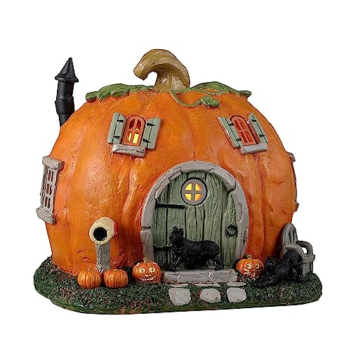 Pumpkin Cottage Halloween Village Accessory Tabletop Display
