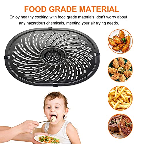 Air Fryer Grill Pan Replacement for 7 QT Oval Air Fryer, 10.3" x 9.5"