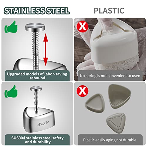 Stainless Steel Onigiri Mold Triangle Sushi Rice Ball Maker Press