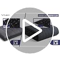 YnM 15lbs Weighted Blanket for Adults - 48x72 Cooling Glass Beads (Dark Grey)