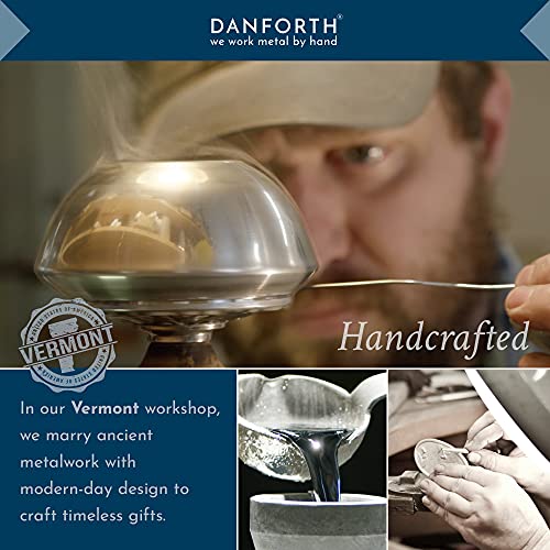 DANFORTH Santa's Workshop Pewter Christmas Ornament - Handcrafted Holiday Decor