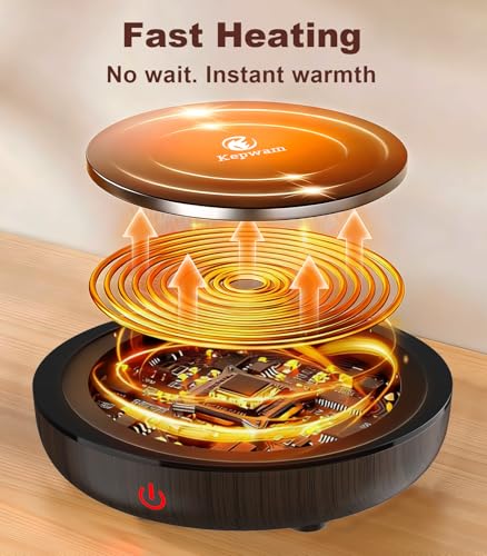 3-Temp Coffee Mug Warmer & Candle Heater with 6H Auto Shut-Off