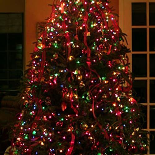 Uptotop 200 Count 40 ft Christmas String Lights, Multicolor 2 Pack | Waterproof Plug-in