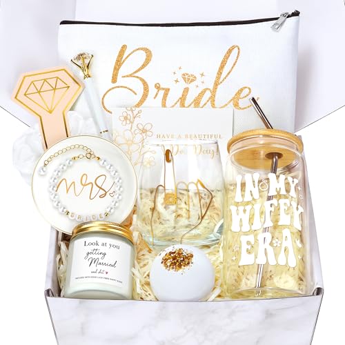 11-Piece Bride Gift Box Set for Bridal Shower and Bachelorette Party