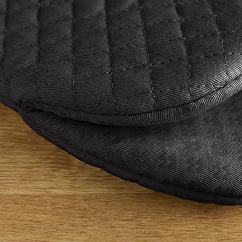 Asteroid Mini Oven Mitts - Heat Resistant Cotton with Silicone Grip, 2 Pack