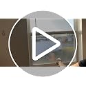 Reeded Glass Privacy Film - Frosted Static Cling Window Film, 17.5" x 78.7", UV Blocking for Home & Office