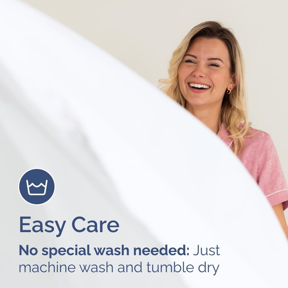 Queen Fitted Bed Sheet - Ultra-Soft Hotel Luxury Bedding with Deep Pockets | Breathable, Cooling & Wrinkle-Free - White
