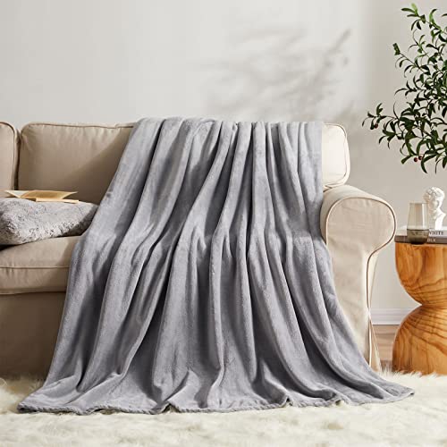 KMUSET Fleece Throw Blanket - Super Soft Lightweight Microfiber Bed Blanket