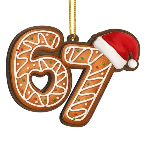 Bobby Creativity 67 Meme Funny Christmas Ornament Gingerbread Variant