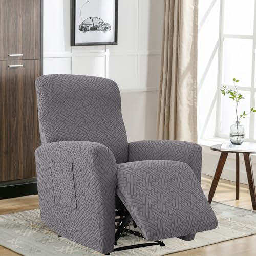 Recliner Chair Cover - 4-Piece Non-Slip Washable Protector