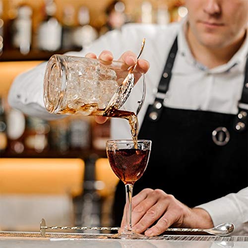 Koviti 3-Piece Cocktail Strainer Set - Hawthorne, Julep & Fine Mesh Strainers for Bartenders