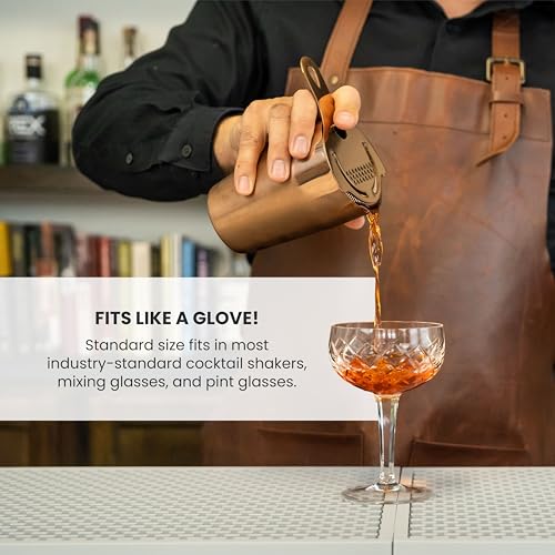 A Bar Above Premium Stainless Steel Hawthorne Cocktail Strainer - 1 Pack