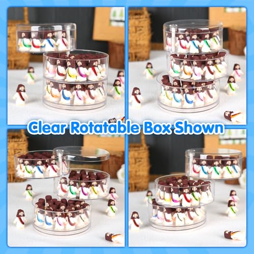 80 Pcs Mini Jesus Figurines - Tiny Religious Pocket Figures for Party Favors
