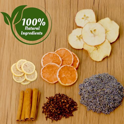 Natural Stovetop Potpourri Simmer Mix - Dried Fruit, Cinnamon & Clove