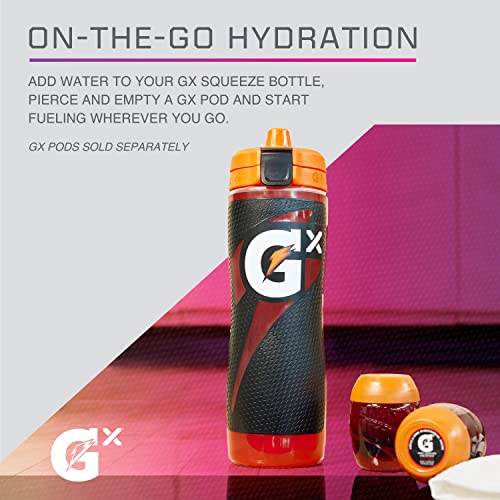 Gatorade Gx Refillable Squeeze Bottle Black 30oz