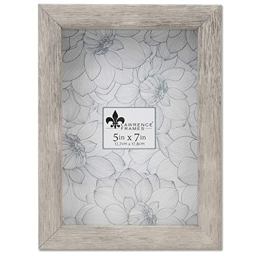 5x7 Shadow Box Frame, Natural Gray Deep Display Case for Keepsakes and Photos