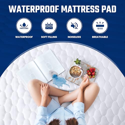 Utopia Bedding Queen Waterproof Mattress Protector - 16-Inch Deep Pocket