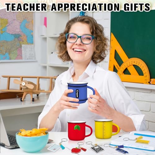 Hushee Christmas Teacher Mug & Keychain Gift Set - Stationery