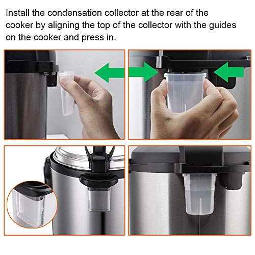 Condensation Collector Cup for 5, 6, and 8 Quart Pressure Cookers