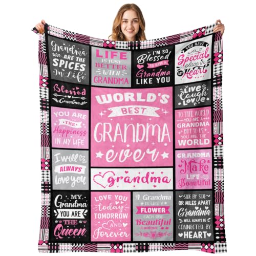 Grandma Gifts 60x80 Fleece Blanket - Best Grandma Ever Cozy Throw (Variation: Grandma Gifts / 60x80) PVDSAVE