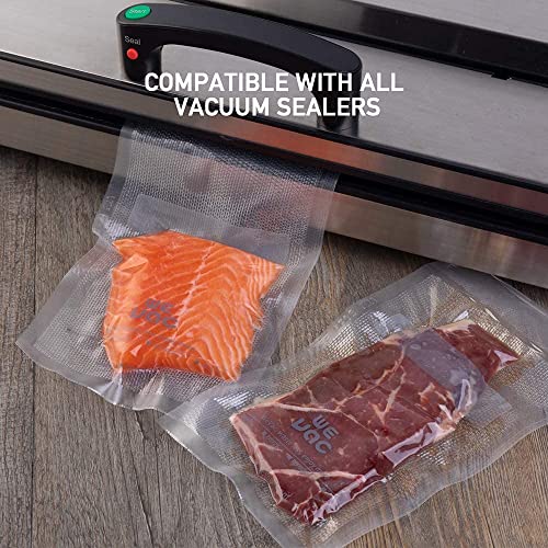 8x12 Inch Vacuum Sealer Bags, 200 Precut Quart Bags with Cutter Box