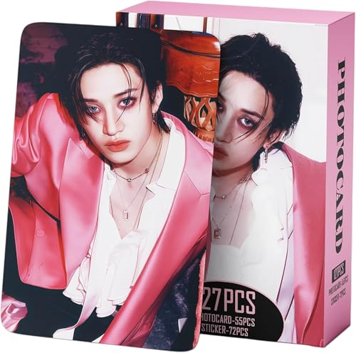 Photocard Set with Stickers 127-Piece Collection for Fans