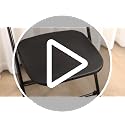Folding Chairs 2-Pack, Heavy Duty Portable Steel Dining Chairs for Indoor Outdoor