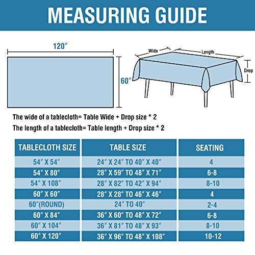 H.VERSAILTEX Linen Textured Table Cloths 60 x 120 Inch Premium Solid Tablecloth Spill-Proof Waterproof Table Cover for Dining Buffet Feature Extra Soft and Thick Fabric Wrinkle Free, Taupe