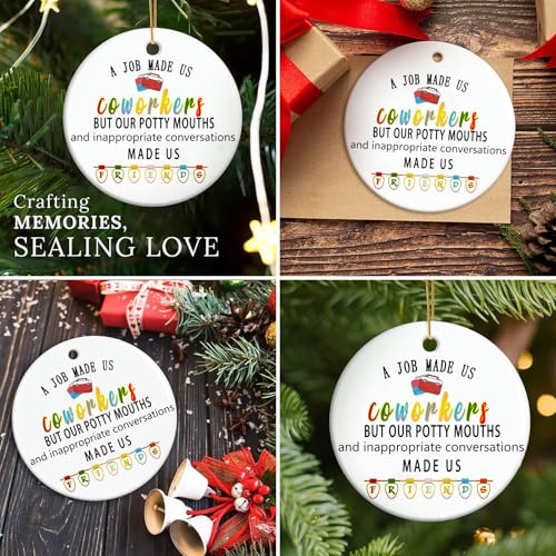 Zeptrix Christmas Ornaments 2026 – Coworkers Appreciation Gift, Funny Office Tree Decor, Thank You Gift