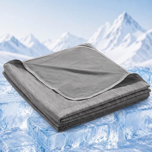 Cooling Blanket for Hot Sleepers - Breathable Queen Size 90"x90"