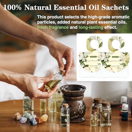 15-Pack Scented Sachets for Closets and Drawers, English Pear & Freesia