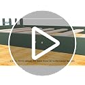 Low to Floor Wooden Toddler Bed Frame with Dual Safety Guard Rails