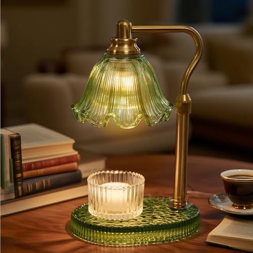 Flameless Candle Warmer Lamp with Timer & Adjustable Height