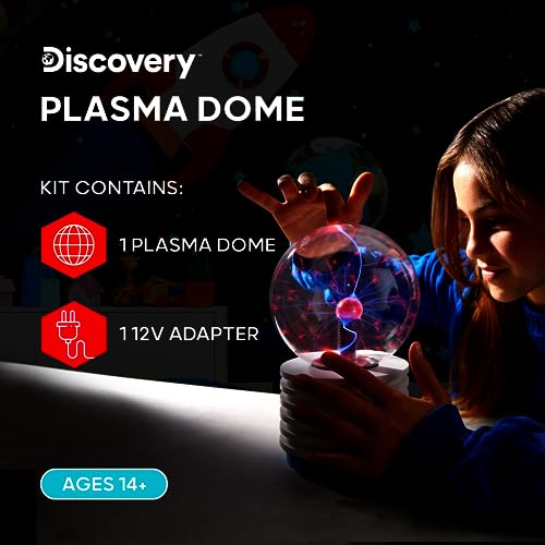 Interactive Plasma Globe Lamp - Touch & Sound Sensitive Science Decor