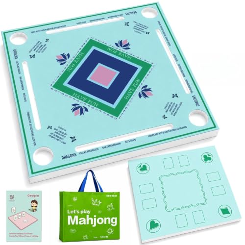31.5-Inch Floating Mahjong Table for Pool, Reversible EVA Game Board