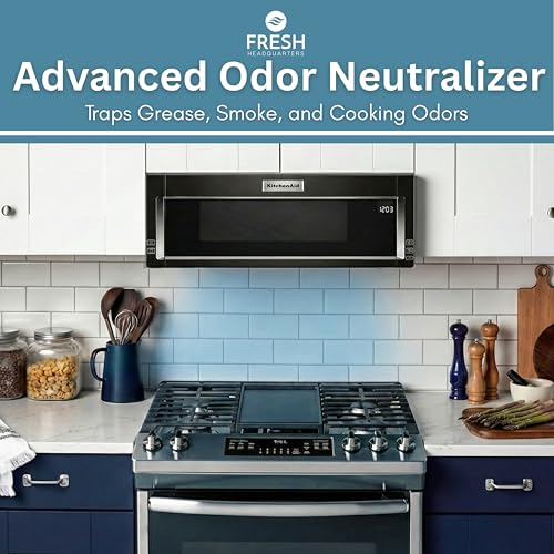 Notched Activated Carbon Microwave Hood Filter 9.75" x 7.25" - 2-Pack for Whirlpool & KitchenAid (W1128298) - Made in USA