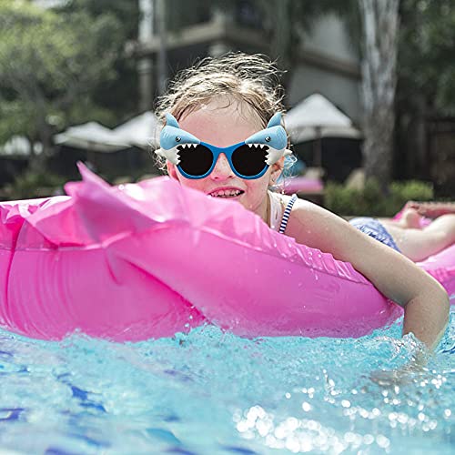 Shark Party Sunglasses 6-Piece Set for Ocean Theme Birthday Decorations