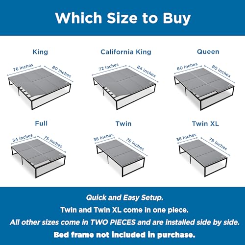 Meliusly Queen Bunkie Board - Anti-Sag Low Profile Bed Support