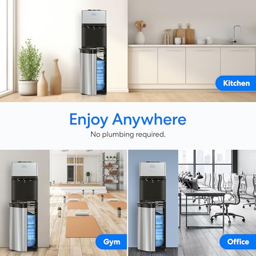 Self-Cleaning Bottom Loading Water Cooler Dispenser - 3 Temperatures