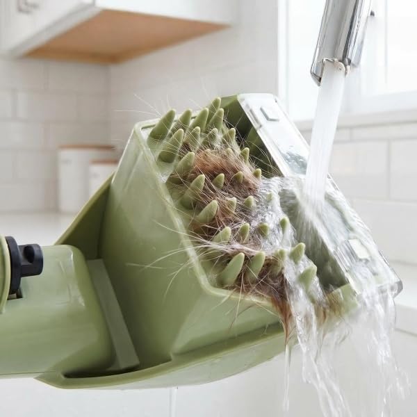 3-Inch Carpet Cleaner Nozzle Attachment with Silicone Brush for Portable Vacuums