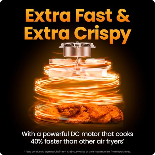 9-Quart XL Digital Air Fryer with Viewing Window & 7-in-1 Functions