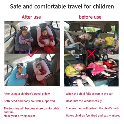 Travel Pillow for Kids and Adults | Comfortable Car Sleeping Aid